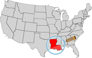 Louisiana hha focus map